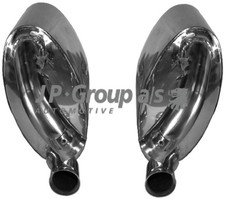 JP GROUP Endschalldämpfer Nachschalldämpfer DANSK 1620608110 Edelstahl für 911