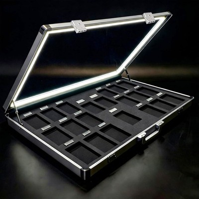 glass display case for cards 6 Deck Crystal Playing Card Display Case – 52Kards main image 0