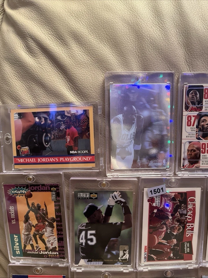 Michael Jordan 14 Card Lot | AW1,UNC Finest,Space Jam,SkyLights,90s Hoops - Image 2 of 4