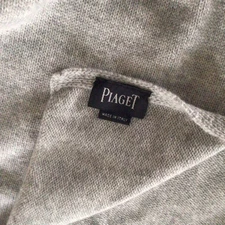 PIAGET RENOWNED SWISS WATCH MAKER 100% ITALIANCASHMERE SCARF VIP GIFT BLUE/GRAY 