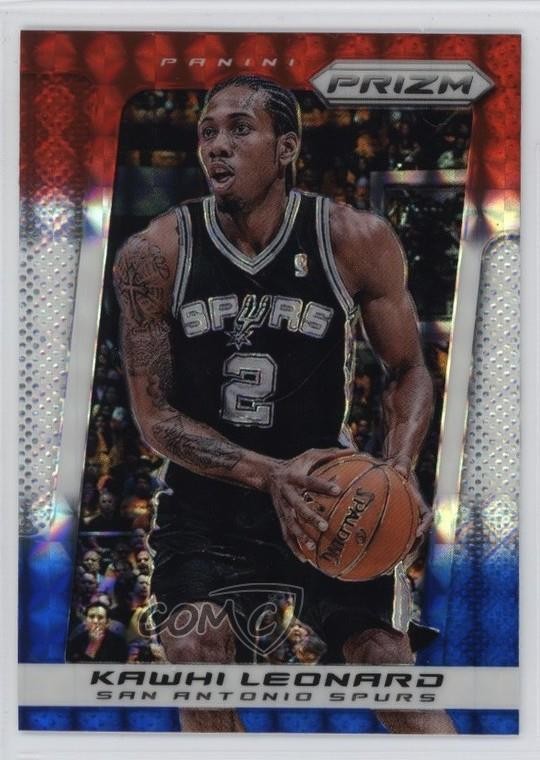 2013-14 Panini Prizm Red White & Blue Mosaic Prizm Kawhi Leonard #143 h8k