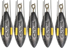 Distance Sea Fishing Grip Lead Weights X5 Beach Surf Casting Breakout Sinker-6oz