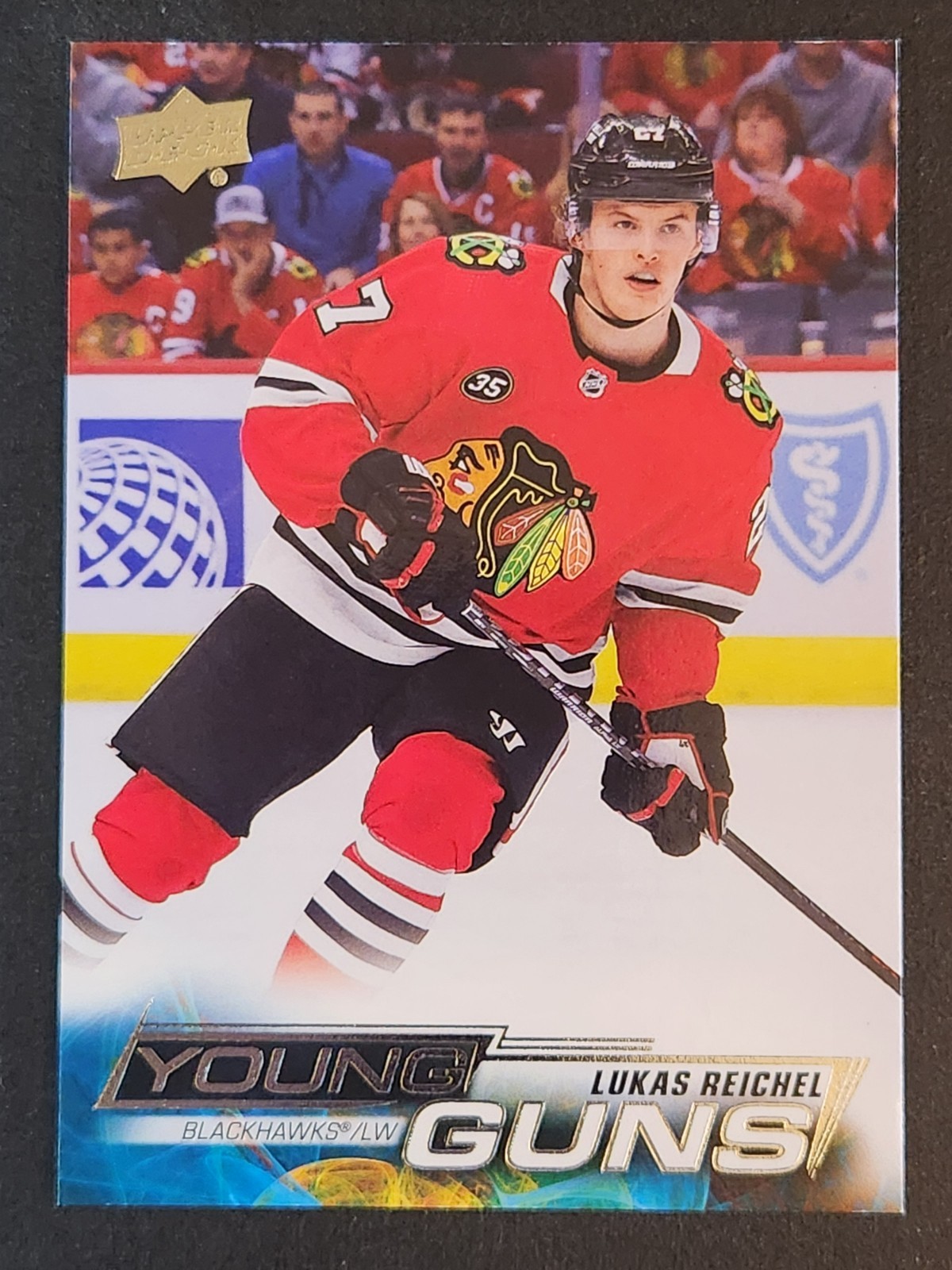 LUKAS REICHEL #235 2022-23 Upper Deck YOUNG GUNS RC CHICAGO BLACKHAWKS