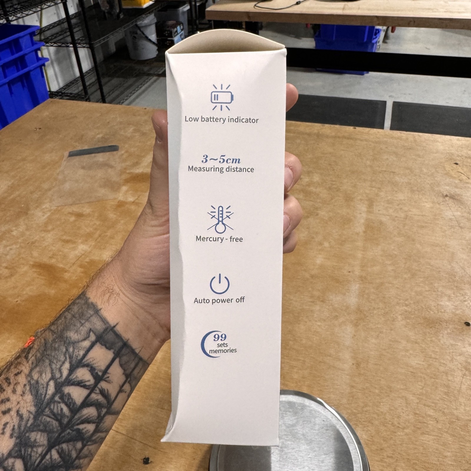 PC868 Infrared Thermometer – Digital No Contact Forehead/Surface Temp Gun