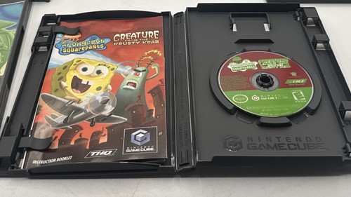 Gamecube Nicktoons Bob Esponja Pantalones Cuadrados Juegos Lote de 4 Nintendo y Manuales - Imagen 8 de 17