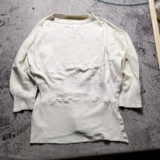 Vintage 40s 50s single V sweatshirt white medium large true vintage sweat