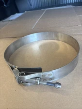 10 inch Heavy Duty Stainless Steel T-Bolt Hose Clamp - 550C150-1000M