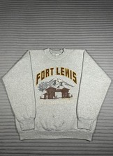 Fruit of The Loom 90s Fort Lewis Washington Sweatshirt Size XL Made In USA VTG