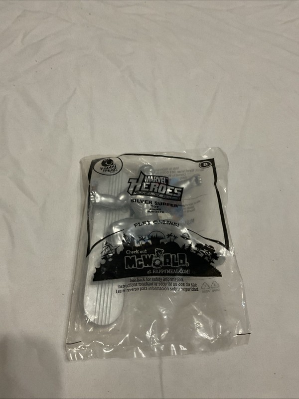 Marvel Heroes McDonald’s Happy Meal Toy Captain America Silver Surfer 2010