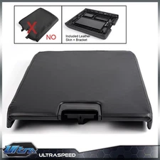Fit For 07-14 Chevy Silverado GMC Sierra Center Console Lid Armrest Cover Black