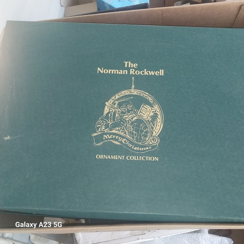 Norman Rockwell Merry Christmas Ornament Collection