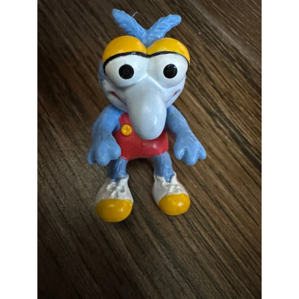 Lote de figuras de juguete vintage de bebés Muppets Kermit Gonzo Miss Piggy Fozzie bebé animal Foto 4 de 4