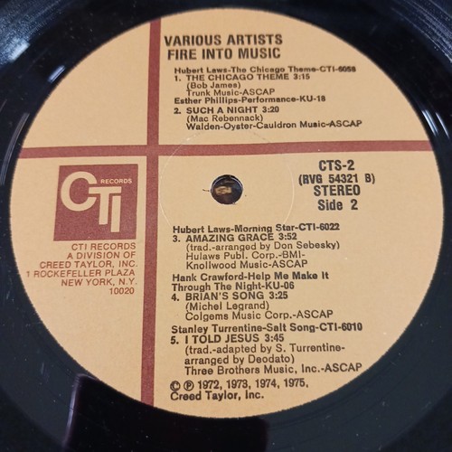 Fire Into Music (CTS-2) Grover Washington Jr Bob James George Benson Deodato + - Picture 3 of 4