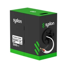 Syston 16 AWG Stranded OFC Car Home Theater HiFi Speaker Audio Cable 500ft CL3R