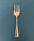 Sterling Silver Cold Meat Fork,  Gorham Old French style 7-5/8"