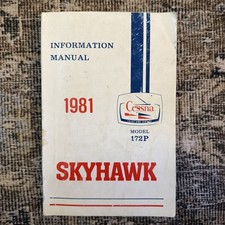  1981 Cessna 172P Skyhawk Information Manual 