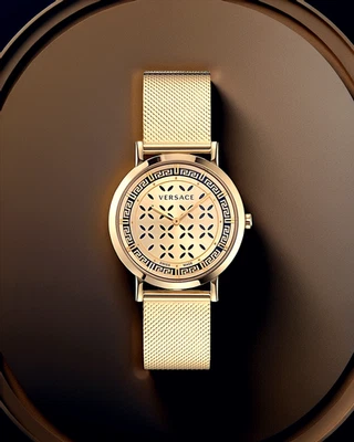 Versace Armbanduhr VE3M01323 Damenuhr gold - Bild 1 von 2