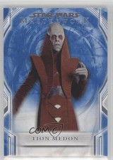 2018 Topps Star Wars Masterwork Blue Tion Medon #14 y8h