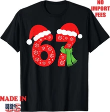 67 Christmas Six Seven Snow Brainrot Meme Kids TeensT-Shirt,UNISEX Adult Kid Tee