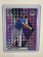 ADBERT ALZOLAY /49 PINK PRIZM MOSIAC PANINI CHRONICLES