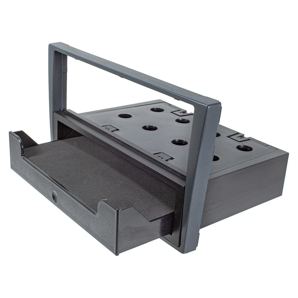 Cache radio avec compartiment rabattable compatible avec Opel Corsa C Combo O... - Photo 3/4