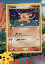 Pokémon TCG Holo Mankey 38/112 EX FireRed LeafGreen MP Damage on eBay