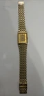 Vintage Seiko SX Tank Quartz Watch Unisex Gold Tone V701-5K40