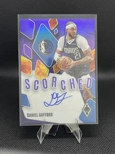 2023-24 Daniel Gafford Phoenix Scorched Purple Auto #SCS-DGF /75 Mavericks