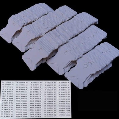 520 Pack Cardboard Floss Bobbins,Floss Cards for Wrap and Store Floss, Needlepoi