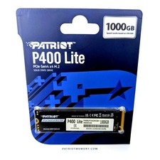 Patriot P400 Lite M.2 PCIe Gen 4 x4 1TB SSD, Solid State Drive - P400LP1KGM28H