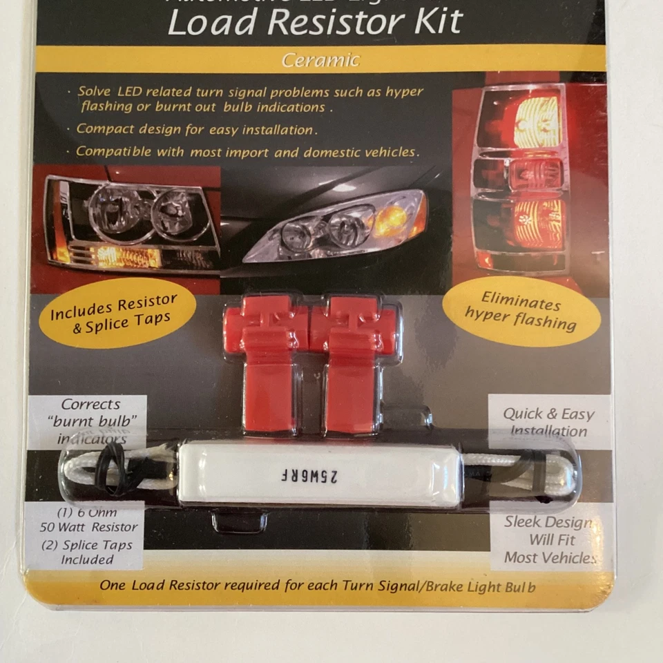 Putco 230004C Ceramic LED Light Bulb Load Resistor Kit - 25 Watt Resistors - Image 3 of 4