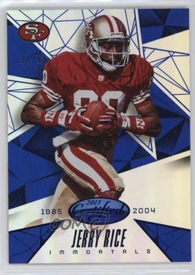 2015 Certified Immortals Mirror Blue 37/50 Jerry Rice #117 HOF 3n1