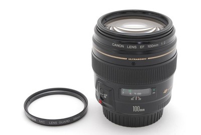 [Top MINT] Canon EF 100mm F2 USM ULTRASONIC Portrait Prime AF Lens From JAPAN