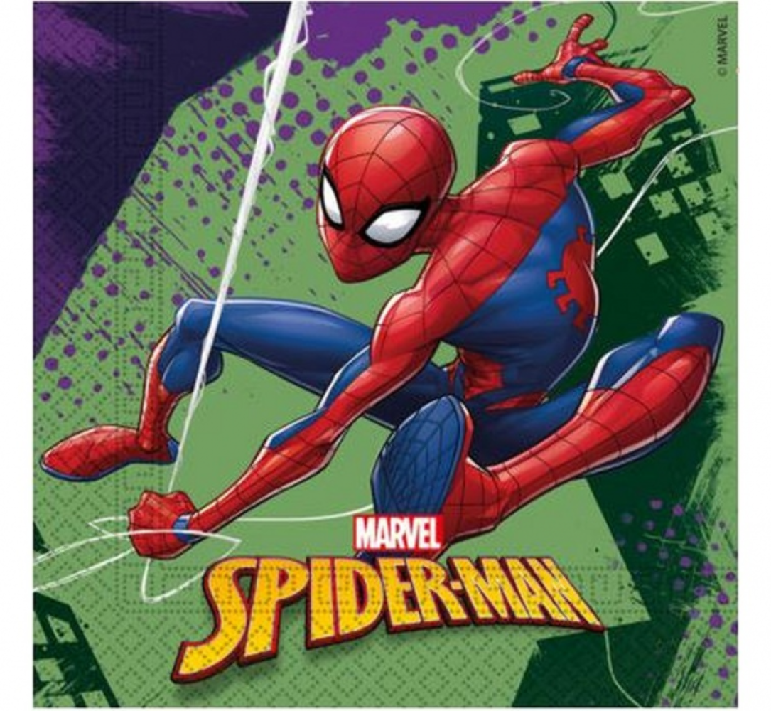 Spider-Man Team Up Napkins (Pack of 20)