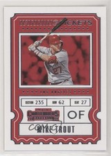 2020 Panini Contenders Winning Tickets Mike Trout #WT-7 0g4