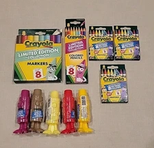 Crayola Limited Edition Retired Colors -Markers, Pencils, Crayons & 5 Sharpeners