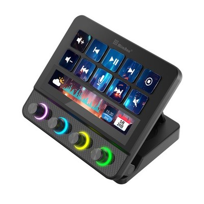 MiraBox N4 Pro Stream Deck Visual Custom Keyboard 0-60 Degree Adjustable Bracket