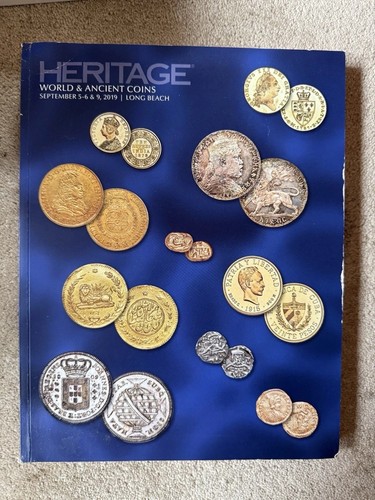 Heritage auction September 5-9, 2019, Long beach world & Ancient coin auction.