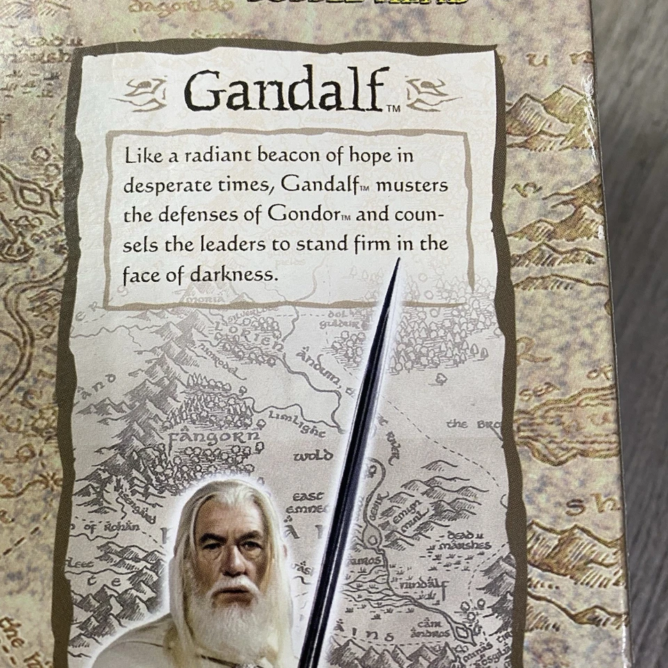 Funko Señor de los Anillos Gandalf el Blanco Wacky Wobbler Bobblehead Nuevo En Caja Foto 3 de 4