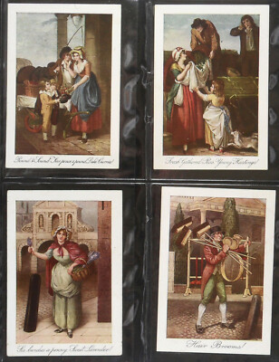 cries of london cigarette cards CRIES OF LONDON 2nd PLAYER Cigarette Cards 1914 Complete Set X10 GOOD  CONDITION