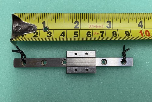 Schneeberger MN7-G3-V0 Linear Rail 90mm L, 7mm W, 4.5mm H, 1 carriage block USED
