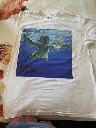 vintage nirvana nevermind t shirt
