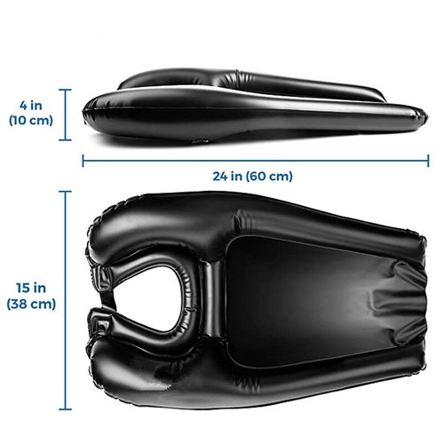 Mobile Salon - Portable Inflatable Rinse Basin Bowl Washing Cutting Hair at Home - Picture 3 of 7