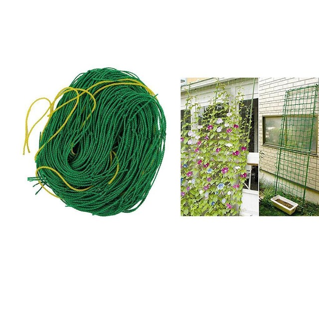 Nylon Netting Vine and Veggie Trellis Net Plant Flower Support Reusable Nylon Netting Vine and Veggie Trellis Net Plant Flower Support Reusable