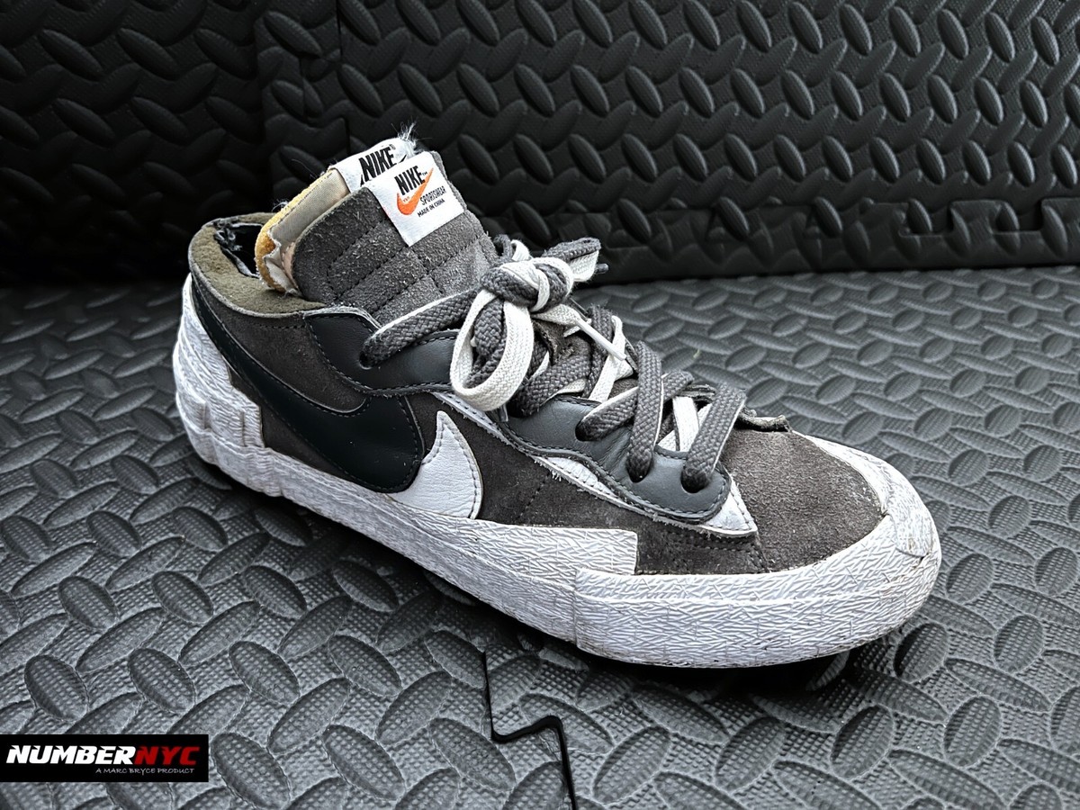 Nike Blazer DD1877002 Low Sacai Dark Grey Men Size 9 ONE