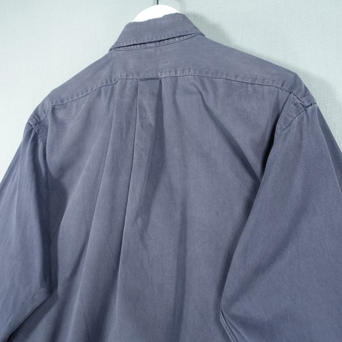 Ralph Lauren Shirt Mens Large Blue Red Blake Button Down Pony Distressed Top RL - Picture 9 of 21