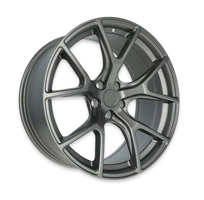 HB006-010 Halibrand Split-Spoke HB006 20x9 - 5x115 +18 - Semi Gloss Carbon Gray