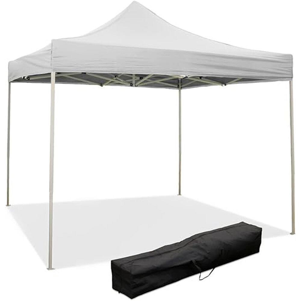 GAZEBO RICHIUDIBILE 3x3m PIEGHEVOLE A FISARMONICA PVC IMPERMEABILE MERCATO FIERA