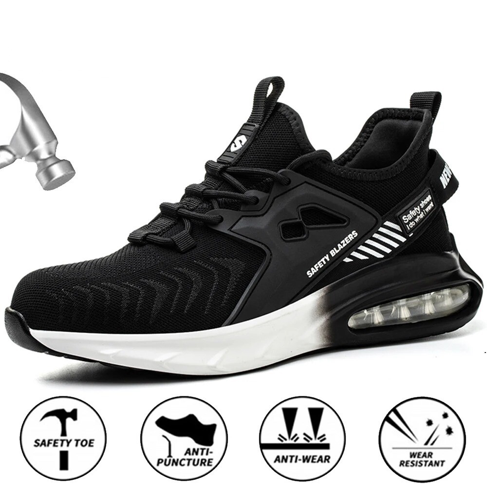 Chaussures de sécurité homme anti-écrasement légères pour éviter le mal de pied