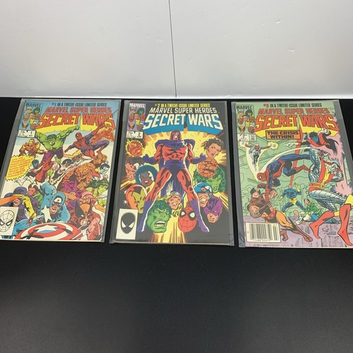 MARVEL COMICS SECRET WARS #1-#12 1984 COMPLETE SERIES MCU VINTAGE VGC RARE SET - Picture 2 of 7